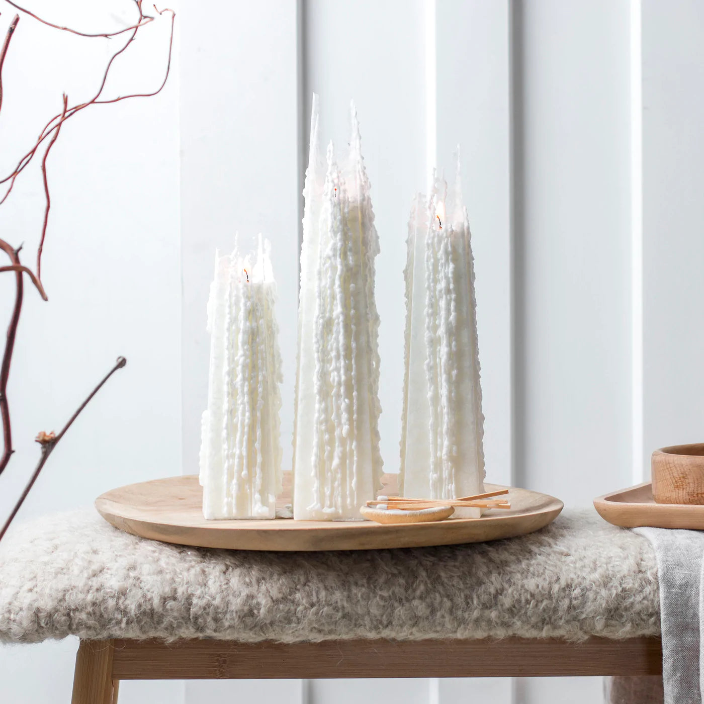 Living Light Icicle Candle